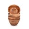 Acacia Wood Bowl Sets of 4 for Kitchen Meal Party and Nuts, Candy, Appetizer, Snacks, Olive (4.5" x 4.5" x 2.5")